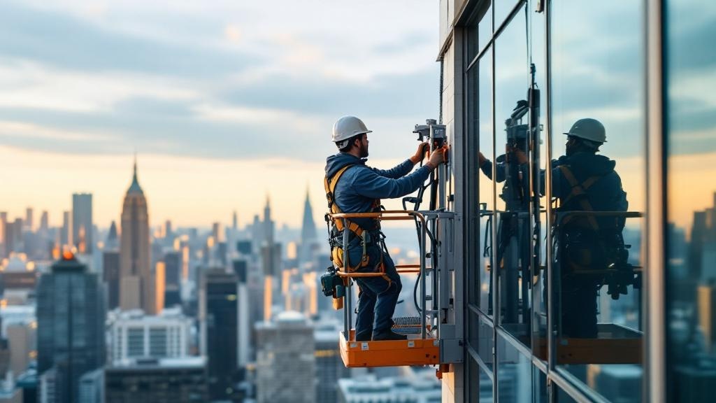Фасадные подъёмники: выбор и аренда для высотных работ