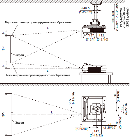 Инструкция по настройке проектора