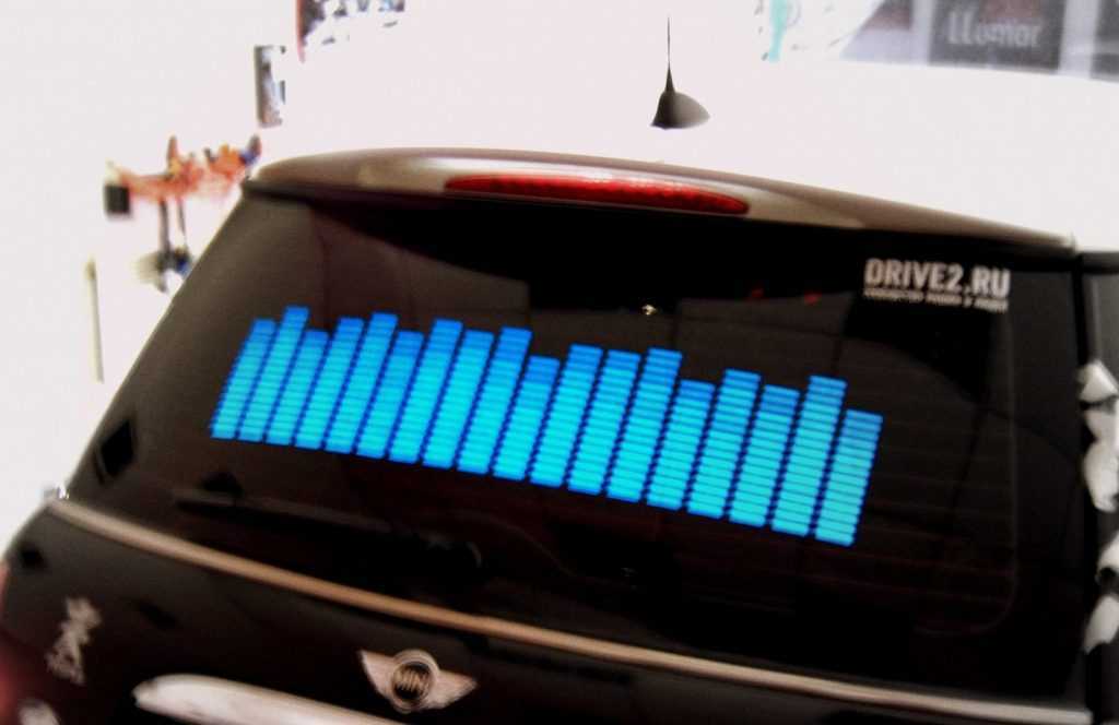 Эквалайзер на заднее стекло автомобиля - купить эквалайзер на машину для автомагнитолы