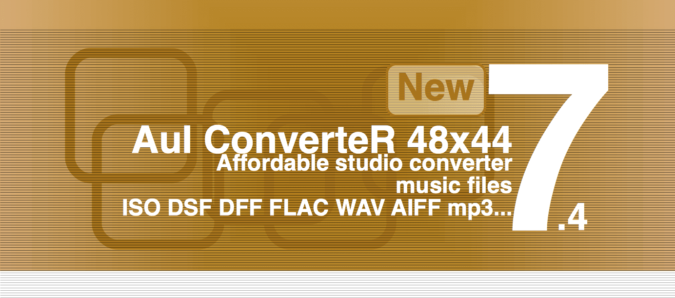 AuI ConverteR 48x44 - отличный аудиофильский мультиконвертер музыкальных файлов с высоким разрешением - был обновлен уже в конце февраля AuI ConverteR также получил способность конвертации обычных аудио CD Теперь это не только мультиконвертер он универсал