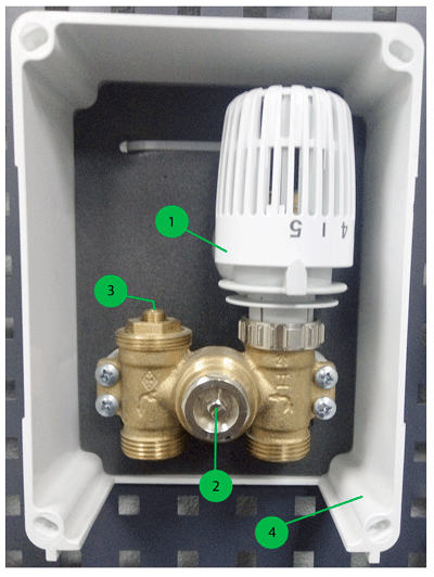 Терморегулятор unibox rtl, белый пластик 1022735 | интернет-магазин master water