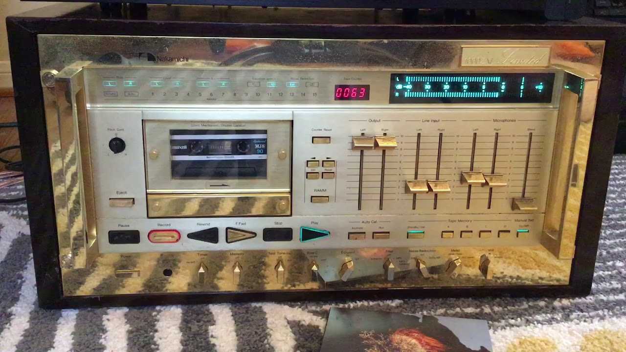 Nakamichi 1000zxl computing cassette deck | cassettedeck.org